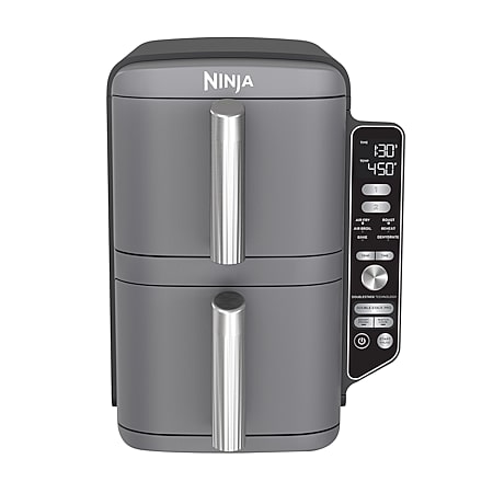 キッチン家電 rara Ninja Doublestack 6-In-1 Xl 10 Qt Air Fryer SL401, Color: Grey