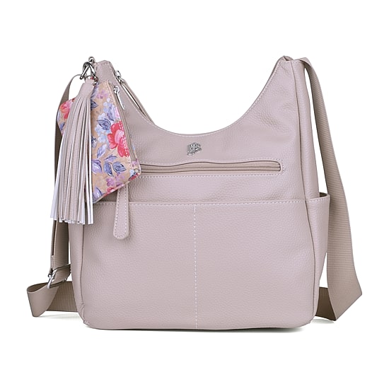 Julia Buxton Vegan Leather Organizational Hobo Bag