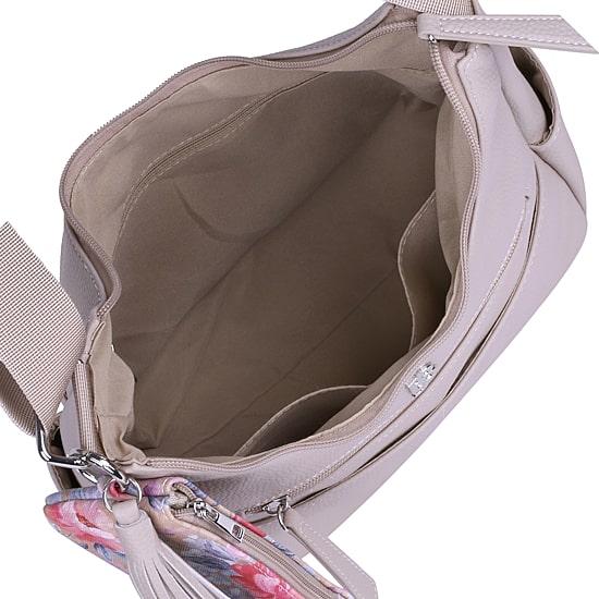 Julia Buxton Vegan Leather Organizational Hobo Bag