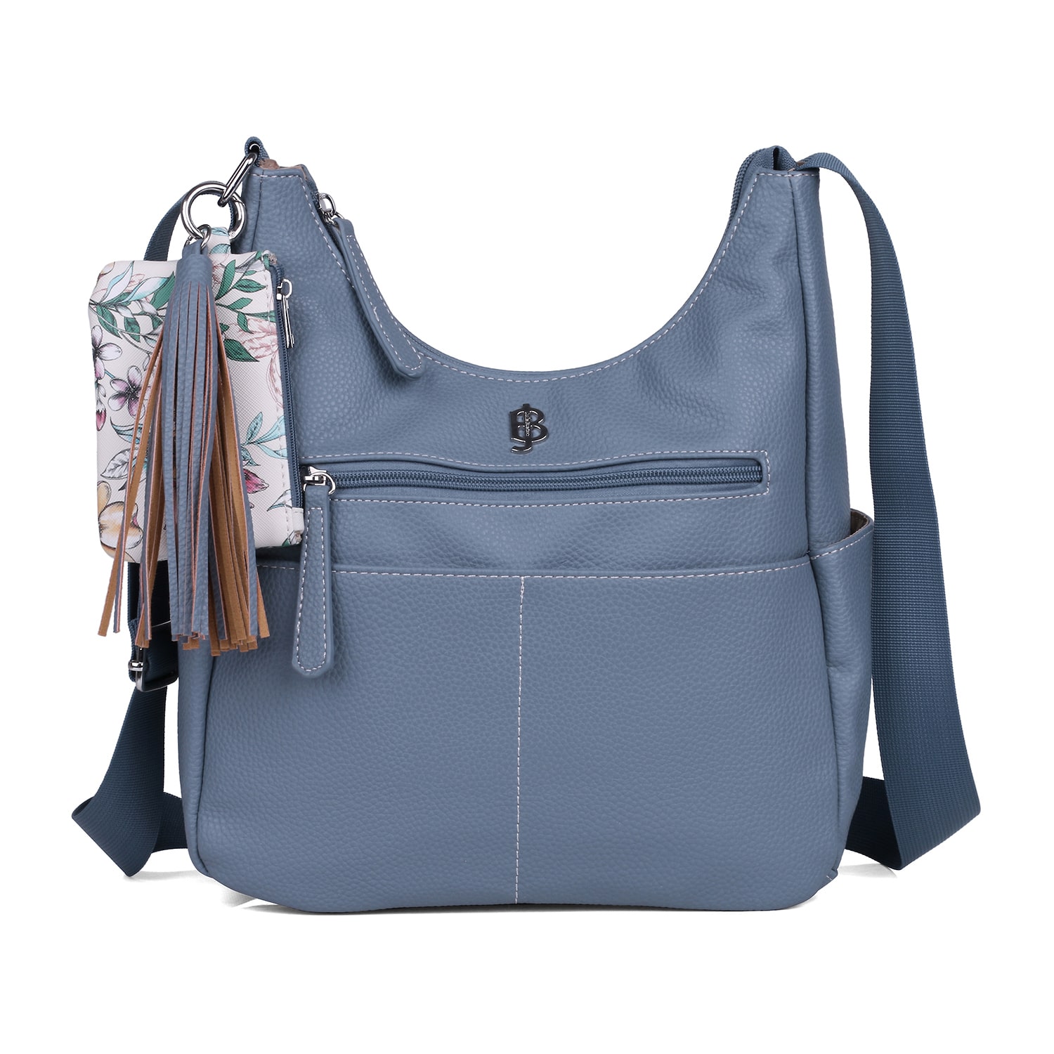 Julia Buxton Vegan Leather Organizational Hobo Bag