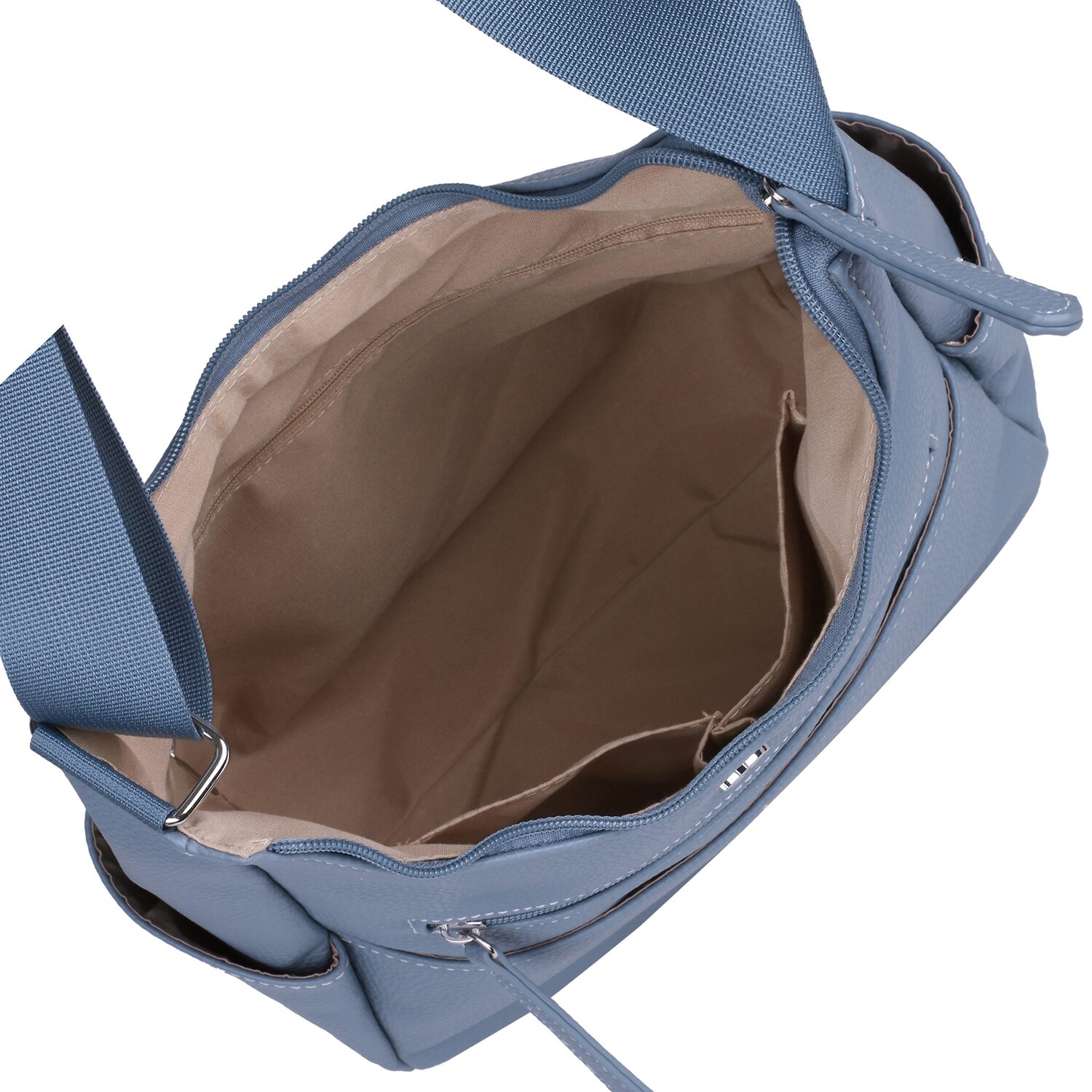 Julia Buxton Vegan Leather Organizational Hobo Bag