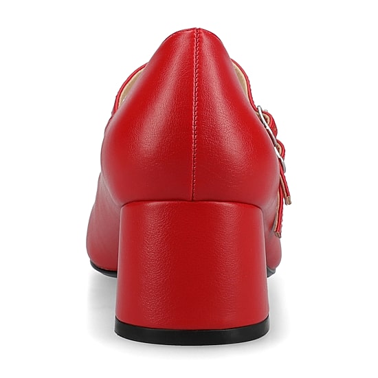 Journee Collection Nally Womens Square Closed Toe Block Heel Pumps