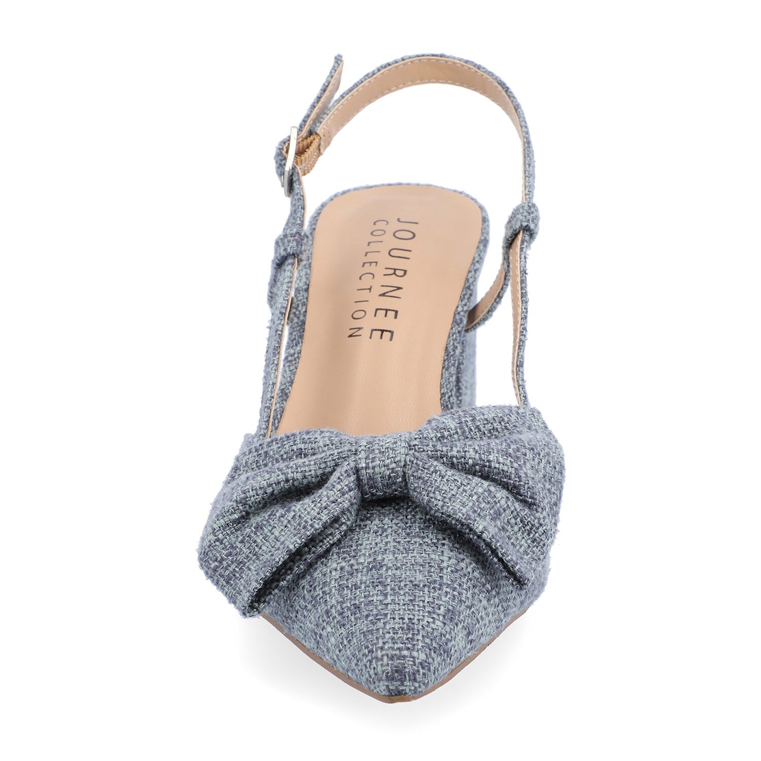 Journee Collection Tailynn Womens Pointed Closed Toe Block Heel Pumps