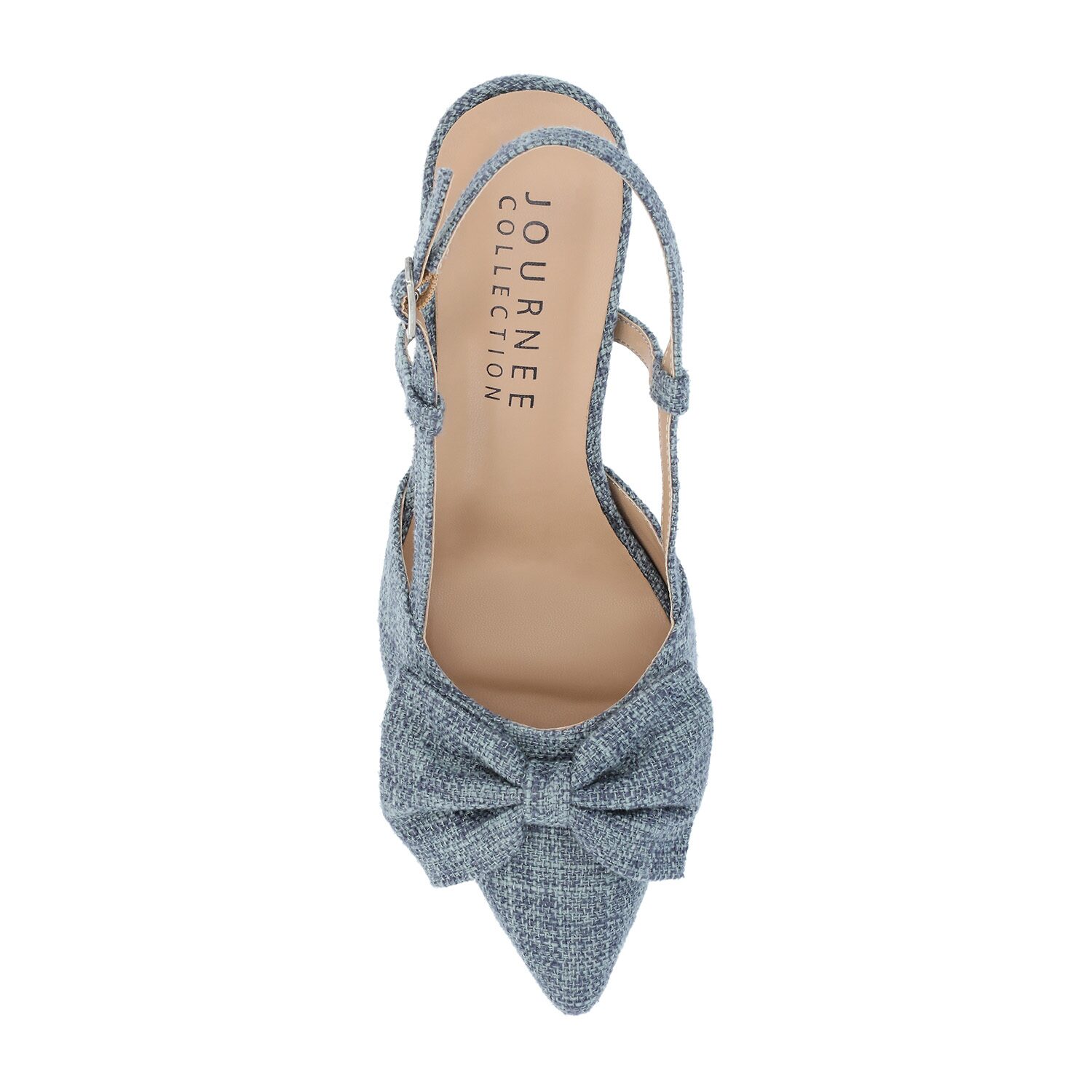 Journee Collection Tailynn Womens Pointed Closed Toe Block Heel Pumps