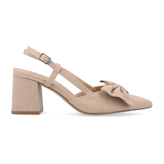 Journee Collection Tailynn Womens Pointed Closed Toe Block Heel Pumps