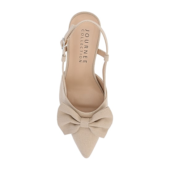 Journee Collection Tailynn Womens Pointed Closed Toe Block Heel Pumps