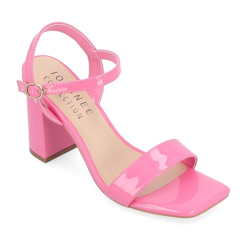 Journee Collection Womens Tivona Heeled Sandals, 11 Medium, Pink