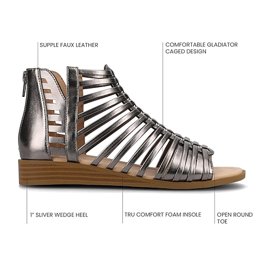 Journee Collection Womens Delilah Gladiator Sandals