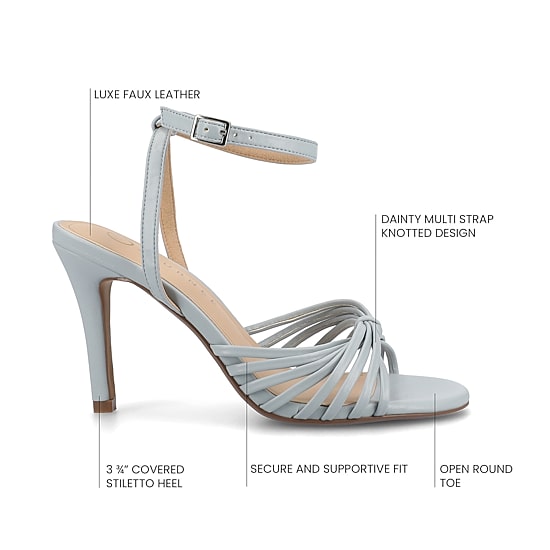 Journee Collection Womens Vanita Heeled Sandals