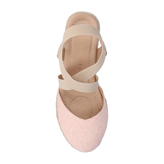 Journee Collection Womens Ashlee Wedge Sandals