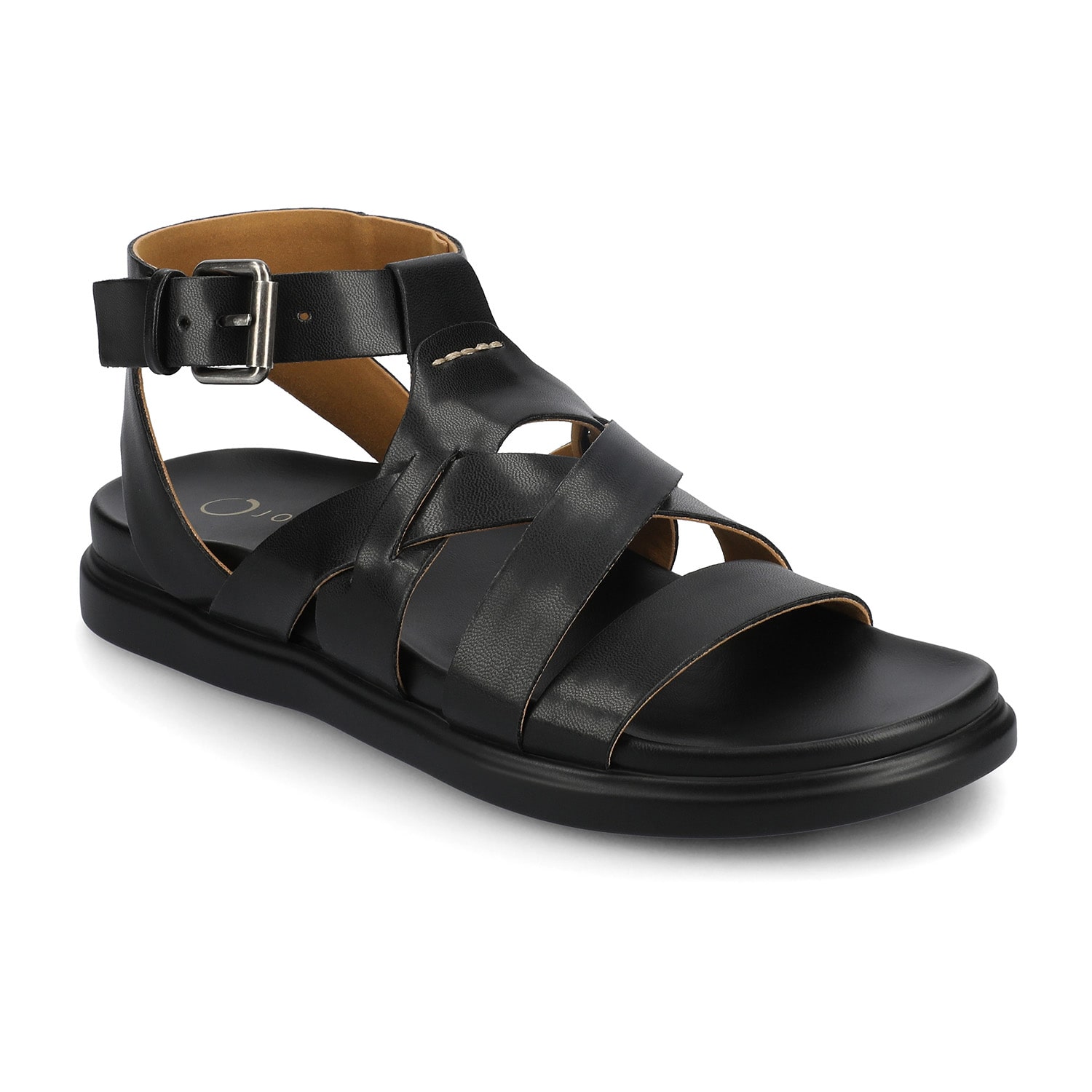 Journee Collection Womens Mistee Ankle Strap Flat Sandals