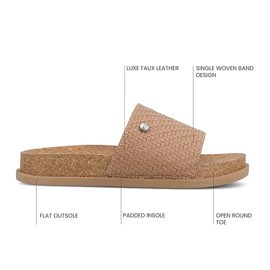 Journee Collection Womens Sheena Flat Sandals