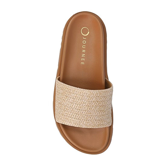 Journee Collection Womens Starr Flat Sandals