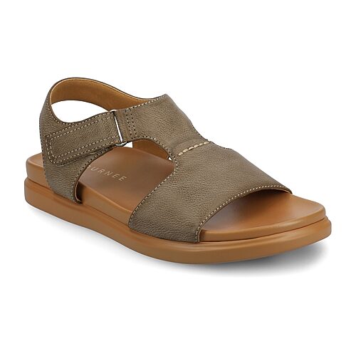 Journee Collection Womens Mira Flat Sandals, 8 Medium, Gray