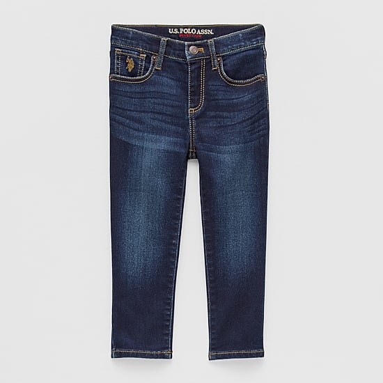 U.S. Polo Assn. Toddler Boys Straight Classic Fit Pull-On Pant