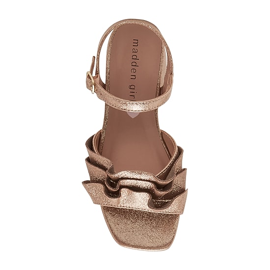 Madden Girl Roslyn Little & Big Kid Girls Square Open Toe Block Heel Pumps
