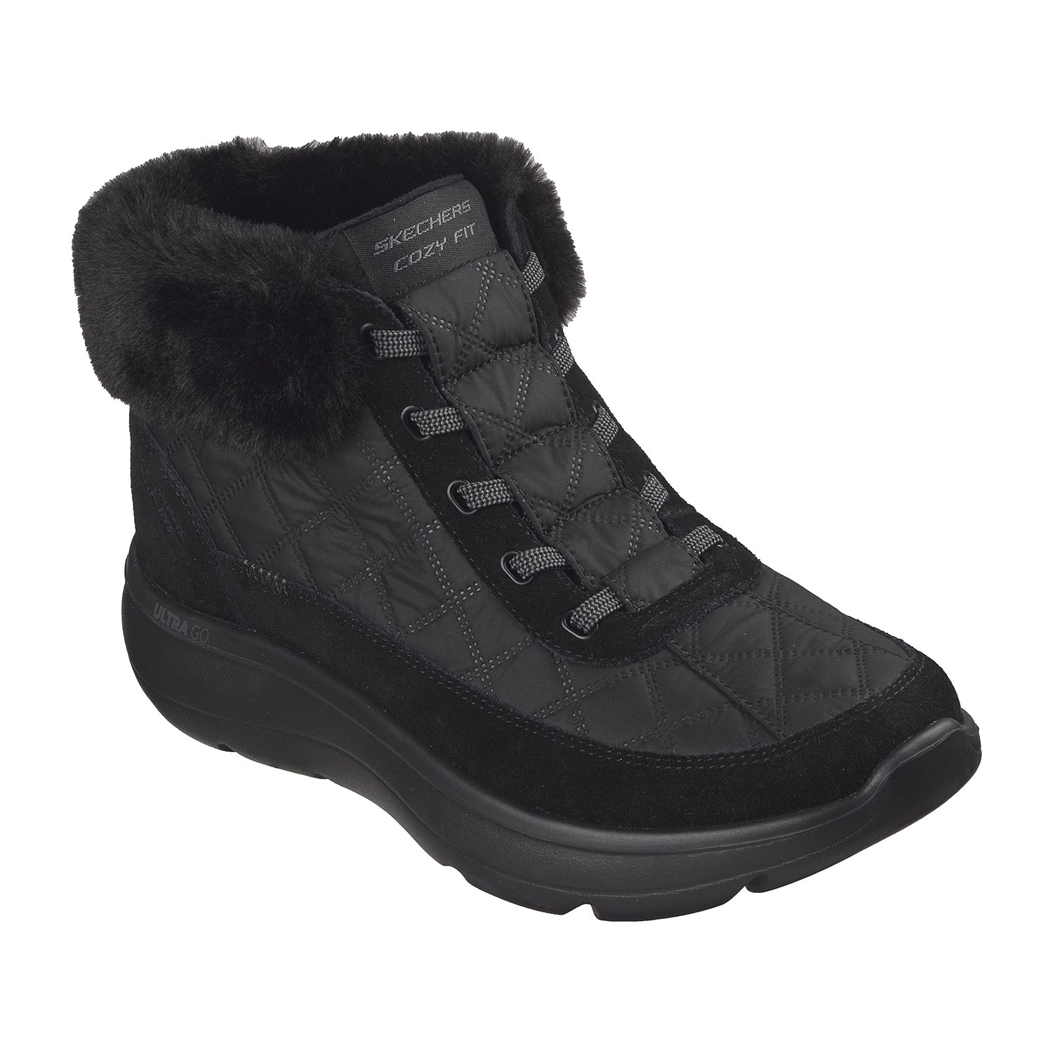 Skechers Womens On The Go Cozy Fit Flat Heel Chukka Boots