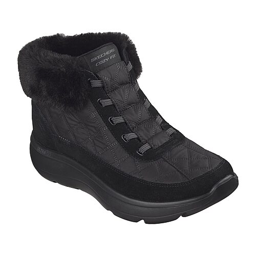 Skechers Women's Slip-ins: On-The-GO Encore - Cozy Fit Maisie Boots | Size 11.0 | Black | Leather/Metal