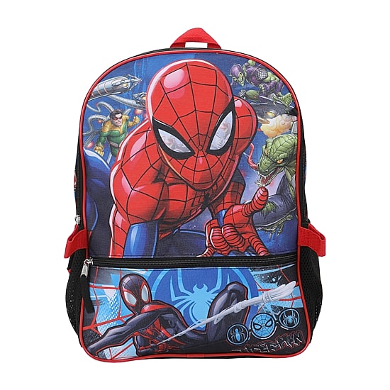 Licensed Marvel Spiderman 5-Piece Backpack Set