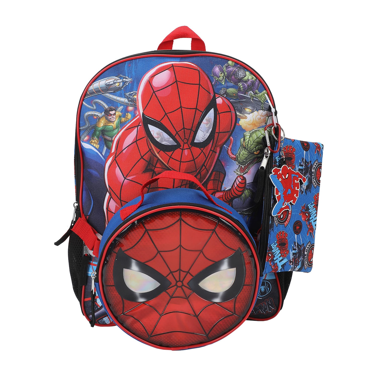 Licensed Marvel Spiderman 5-Piece Backpack Set