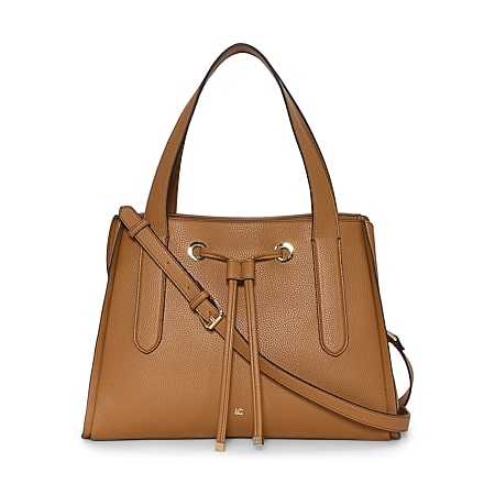 Mia K Collection Shelby Structured Satchel with Matching Wallet