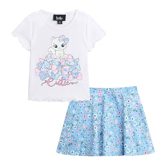 Knit Works Baby Girls Knit 2-pc. Skirt Set
