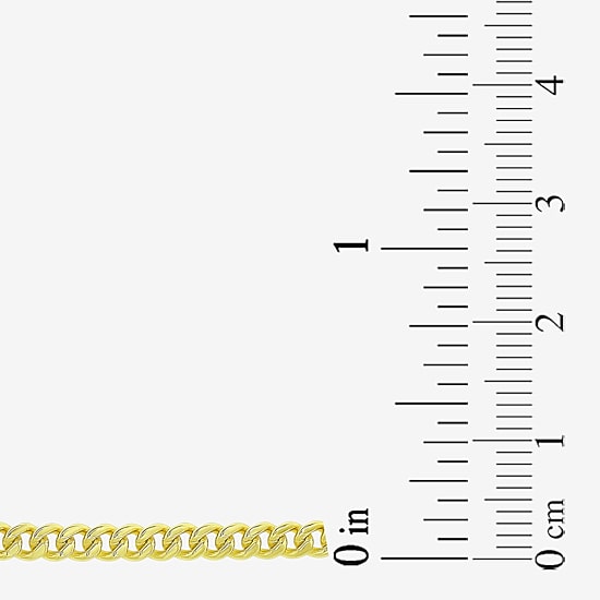 Womens 14K Gold Over Silver 18 Inch Link Chain Necklace