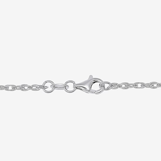Religious Jewelry Cross Mens Sterling Silver Cross 24 Inch Pendant Necklace