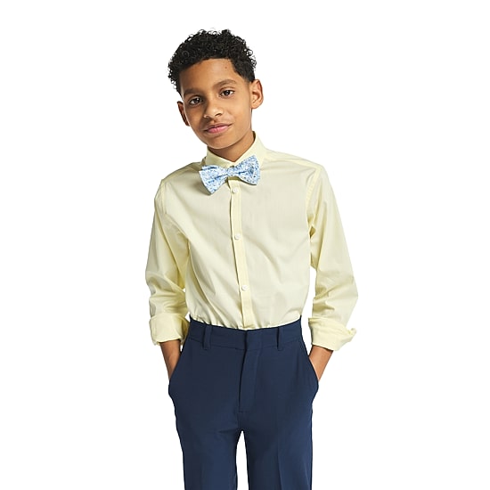 Van Heusen Little & Big Kid Boys Stretch Fabric Long Sleeve Point Collar Shirt + Tie Set
