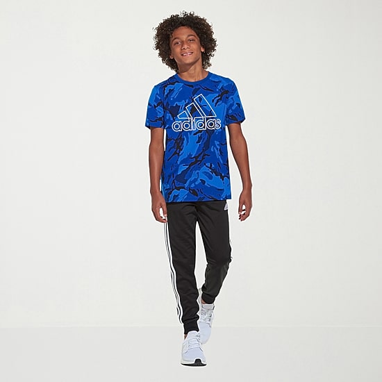 adidas Big Boys Iconic Tricot Jogger Track Pant