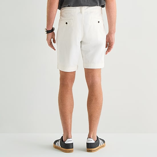 St. John's Bay Mens 9" Stretch Fabric Chino Short