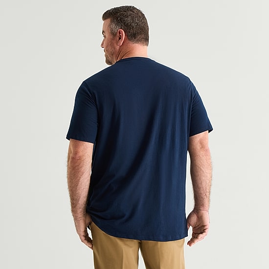 St. John's Bay Super Soft Mens Crew Neck Short Sleeve Quick Dry Big and Tall T-Shirt