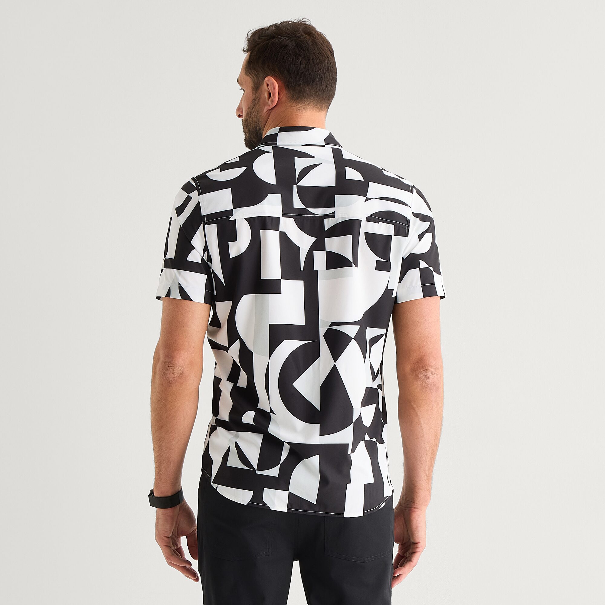 Stylus Mens Short Sleeve Regular Fit Button-Down Shirt
