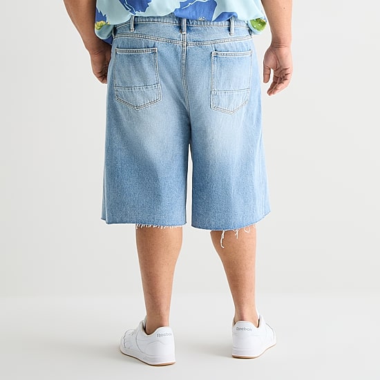 Arizona Baggy Fit Mens 12" Big and Tall Denim Short