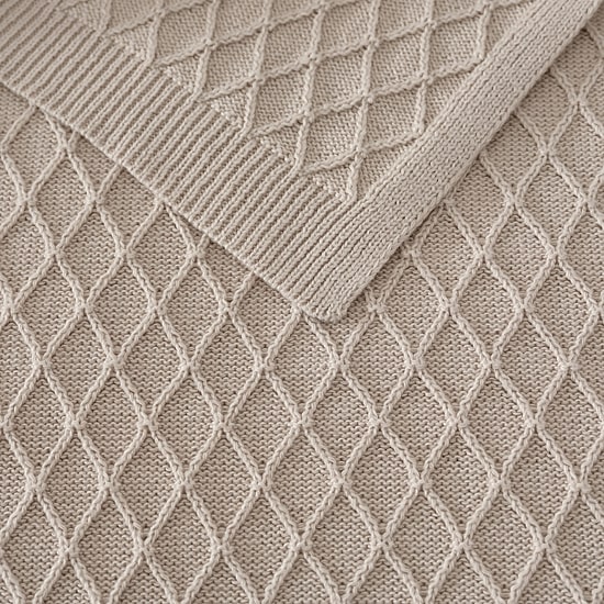 Martha Stewart Bonnie Knit Lightweight Throw