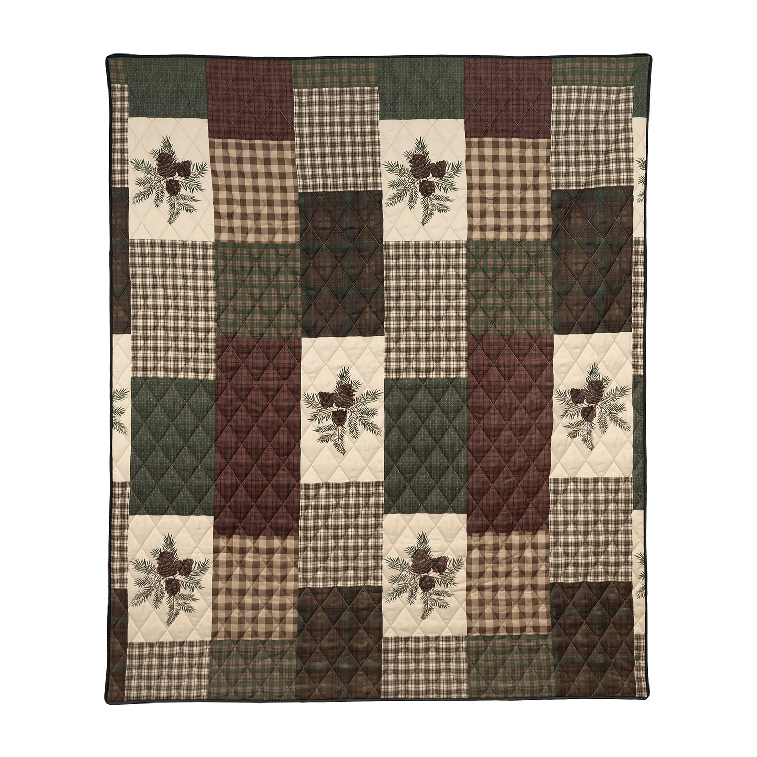 Your Lifestyle By Donna Sharp Pine Panels Throw