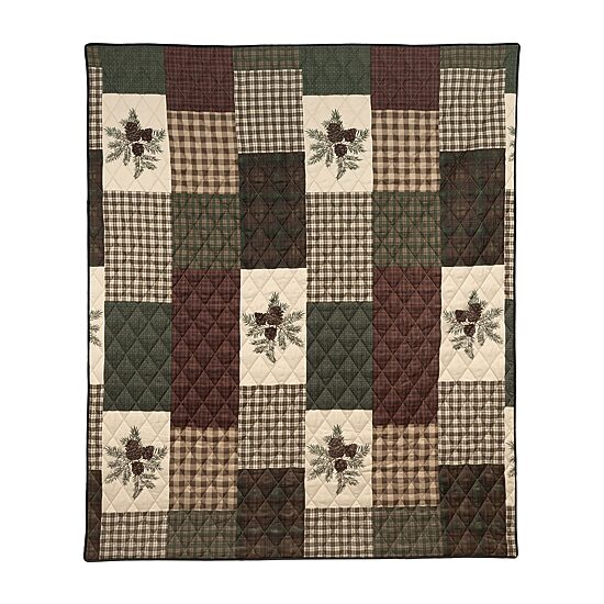 Your Lifestyle By Donna Sharp Pine Panels Throw
