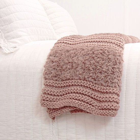 Your Lifestyle By Donna Sharp Plush Knit Midweight Throw