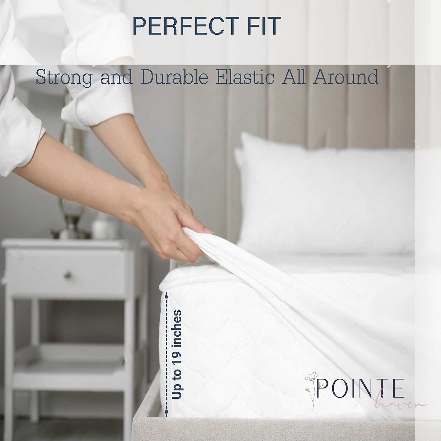 Pointehaven 200 Thread Count Crisp Printed Cotton Sheet Set