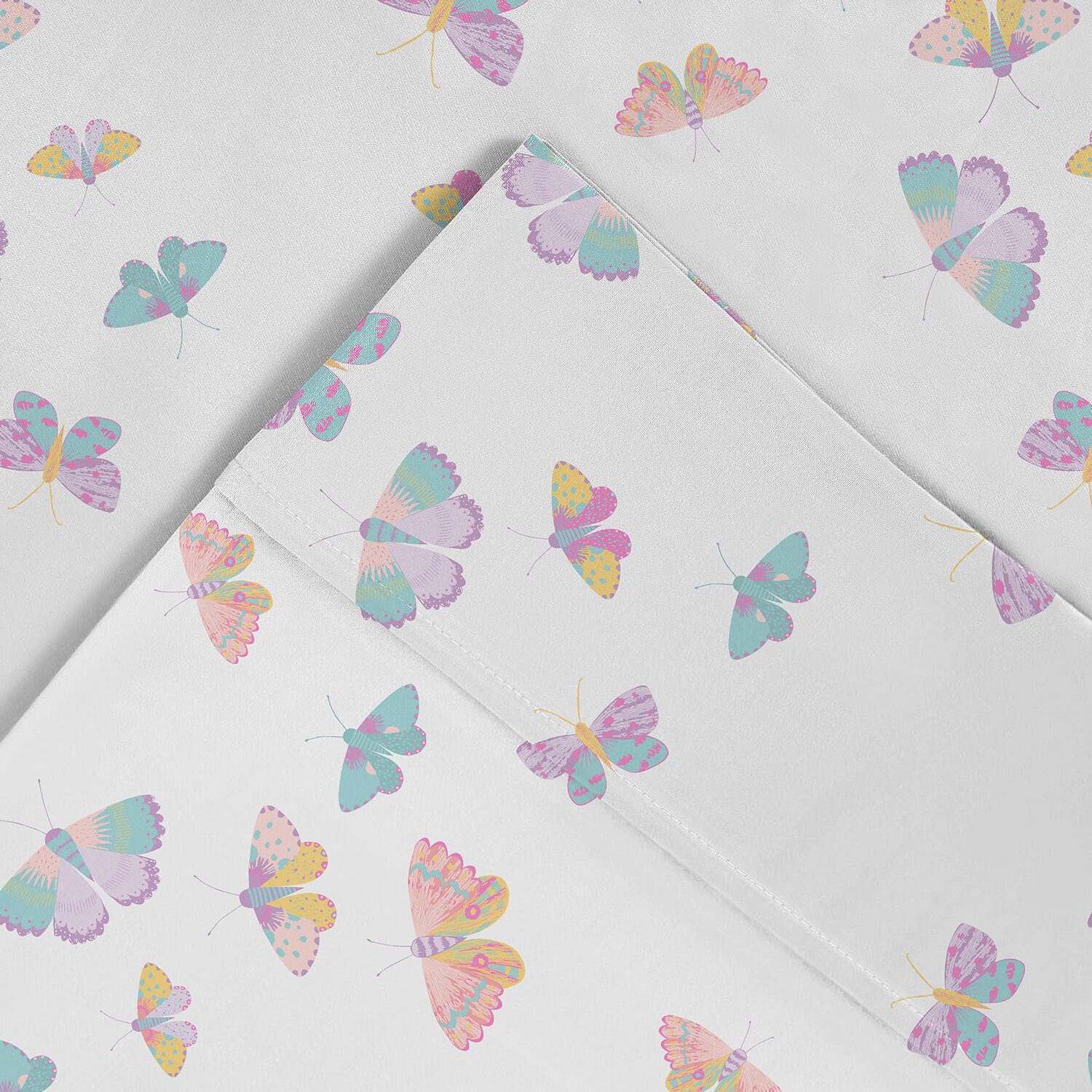 Pointehaven 200 Thread Count Crisp Printed Cotton Sheet Set