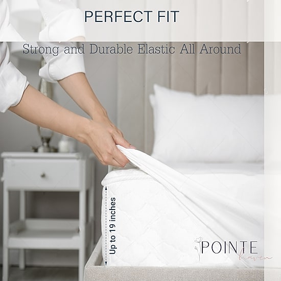 Pointehaven 200 Thread Count Crisp Printed Cotton Sheet Set