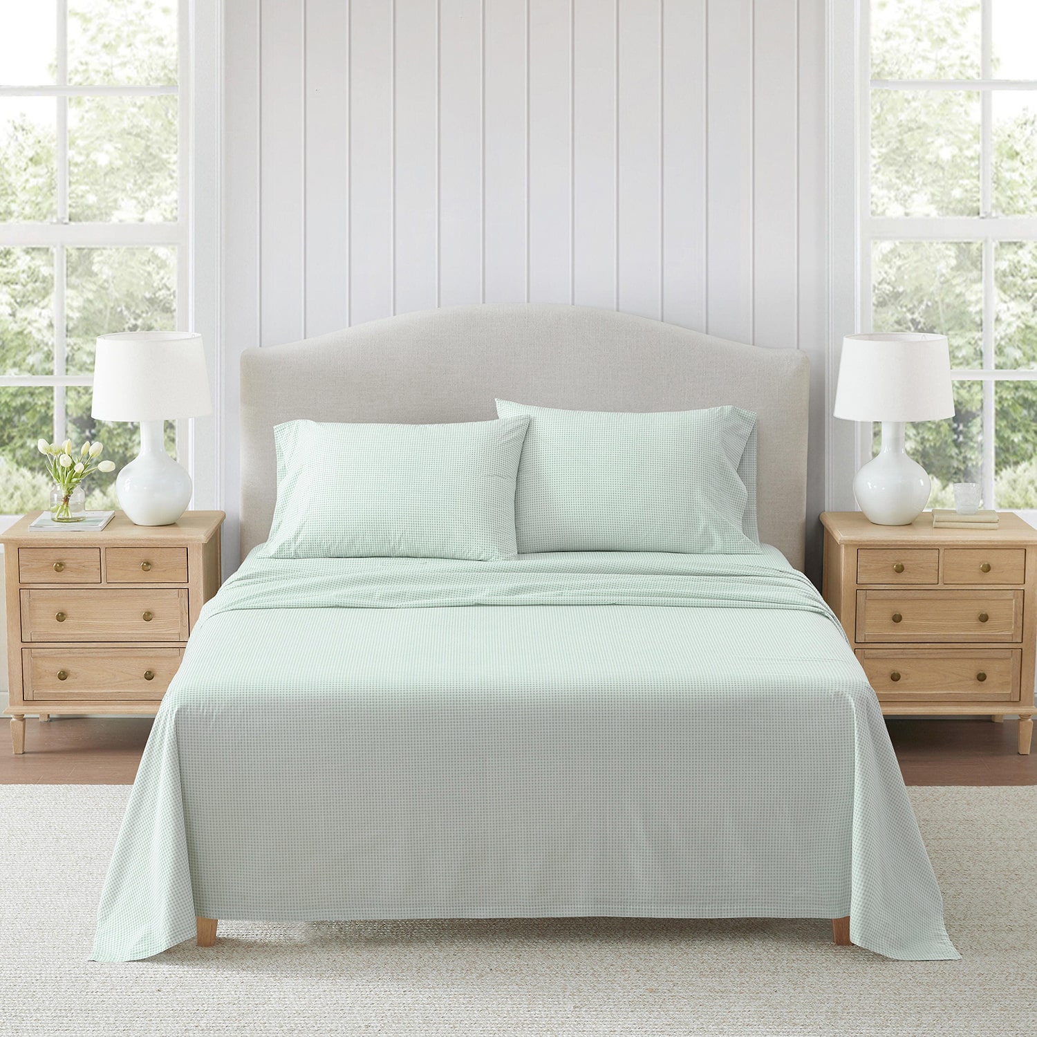 Martha Stewart Cotton Percale Sheet Set
