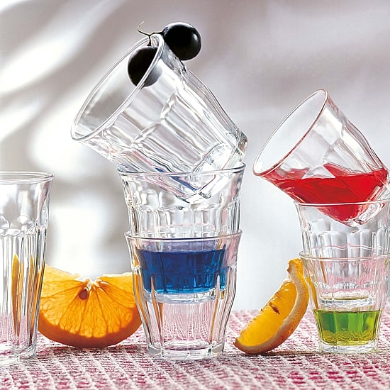 Duralex Picardie Clear Tumbler 4-pc. 10oz. Drinkware Set
