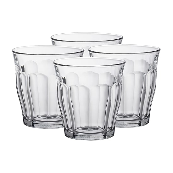 Duralex Picardie Clear Tumbler 4-pc. 10oz. Drinkware Set