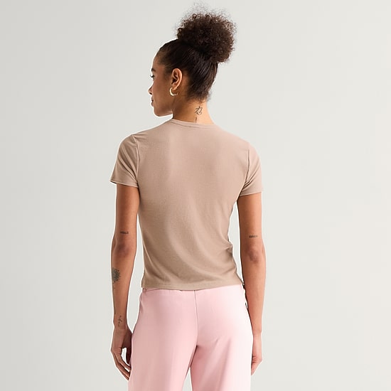 Worthington Womens Crew Neck Short Sleeve T-Shirt