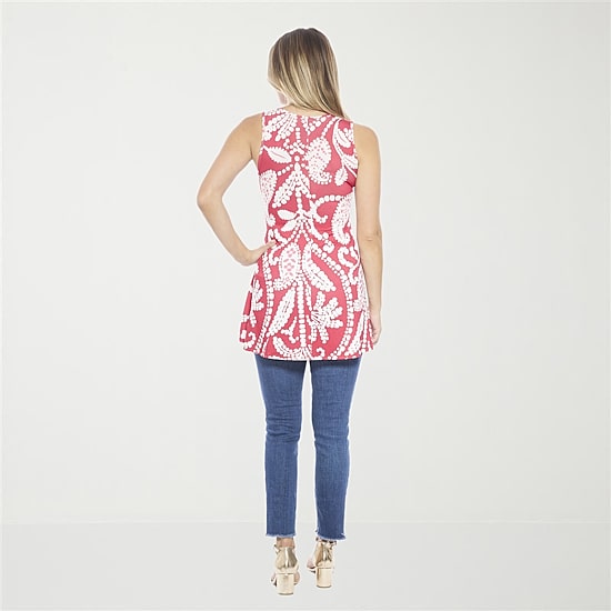 24seven Comfort Apparel Womens Scoop Neck Sleeveless Tank Top