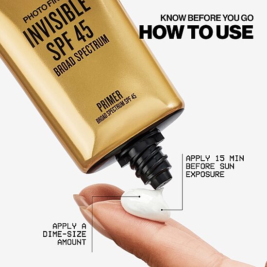 Smashbox Photo Finish Invisible SPF 45 Broad Spectrum Primer (10ml)