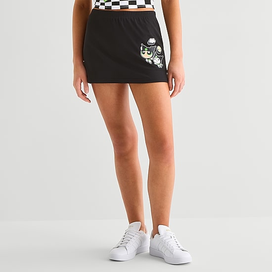 Hello Kitty® And Friends X The Powerpuff Girls™  Womens Juniors Low Rise Skort