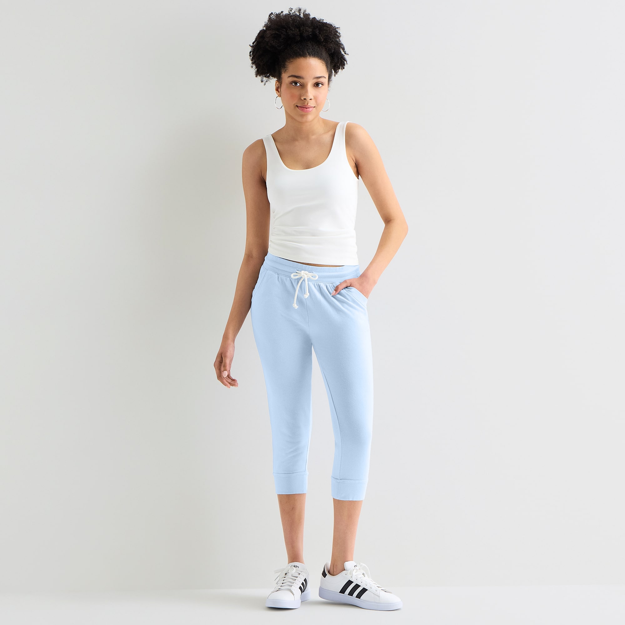 Arizona Womens Juniors Skinny Mid Rise Lounge Pant