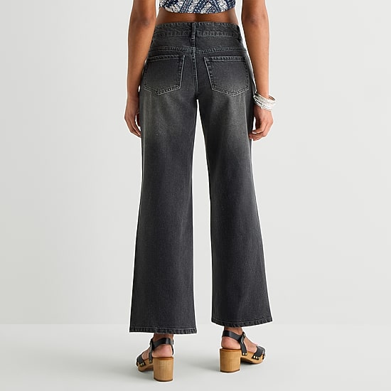 Forever 21 Womens Juniors Wide Leg Jean